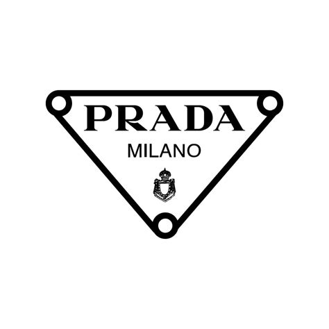 prada triangular logo